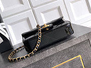 Fortok Chanel Coco Handle Flap Bag Fall-Winter 2025/26 Collection Mirror Black 18-4.5-13cm - 4