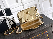 Fortok Chanel Coco Handle Flap Bag Fall-Winter 2025/26 Collection Mirror Yellow 18-4.5-13cm - 5