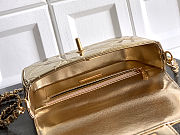 Fortok Chanel Coco Handle Flap Bag Fall-Winter 2025/26 Collection Mirror Yellow 18-4.5-13cm - 4