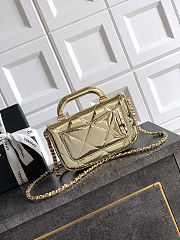 Fortok Chanel Coco Handle Flap Bag Fall-Winter 2025/26 Collection Mirror Yellow 18-4.5-13cm - 3