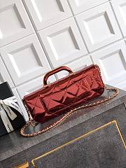 Fortok Chanel Coco Handle Flap Bag Fall-Winter 2025/26 Collection Mirror Red 12x 29 x 5cm - 2