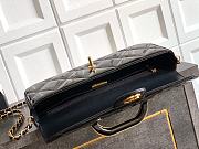 Fortok Chanel Coco Handle Flap Bag Fall-Winter 2025/26 Collection Mirror Black 12x 29 x 5cm - 4