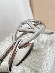 Fortok Valentino Garavani VLogo Signature Pearl Bucket Bag 15-12-10cm - 3