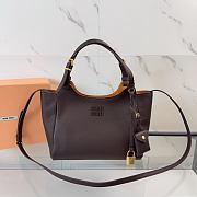 Fortok Miu Miu Tote Bag Dark brown 25.5 x 20 x 13 cm - 1