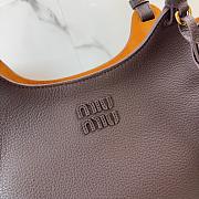 Fortok Miu Miu Tote Bag Dark brown 25.5 x 20 x 13 cm - 3
