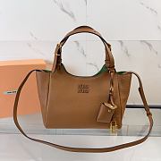 Fortok Miu Miu Tote Bag Brown 25.5 x 20 x 13 cm - 1