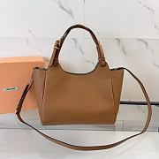 Fortok Miu Miu Tote Bag Brown 25.5 x 20 x 13 cm - 5