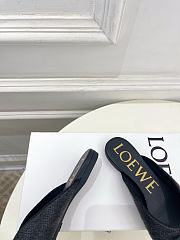 Fortok Loewe Paula's Ibiza Woven Pebble Sandals Black - 5