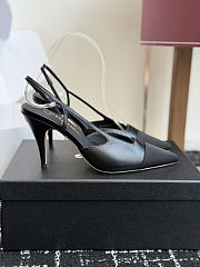 Fortok Chanel Métiers d'Art 2026 Slingback Pointed-toe Shoes Black High Heels 9cm - 3