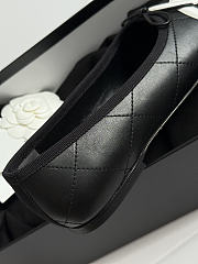 Fortok Chanel Coco Beach 2026 Ballerina Flats Black - 4