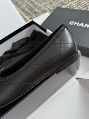 Fortok Chanel Coco Beach 2026 Ballerina Flats Black - 2
