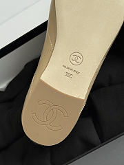 Fortok Chanel Coco Beach 2026 Ballerina Flats Beige - 5