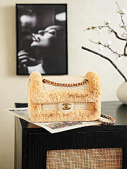 Fortok Chanel Flap Bag Coco Beach 2026 Collection Raffia  16.5 x 25 x 6.5cm - 1