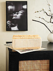 Fortok Chanel Flap Bag Coco Beach 2026 Collection Raffia  16.5 x 25 x 6.5cm - 5
