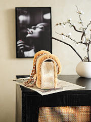 Fortok Chanel Flap Bag Coco Beach 2026 Collection Raffia  16.5 x 25 x 6.5cm - 4