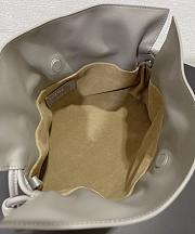 Fortok Loewe Medium Flamenco Clutch Nappa Calfskin White Mix 30 x 24.5 x 10cm - 4