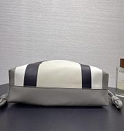 Fortok Loewe Medium Flamenco Clutch Nappa Calfskin White Mix 30 x 24.5 x 10cm - 2