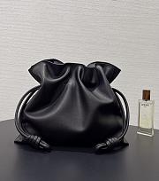 Fortok Loewe Medium Flamenco Clutch Nappa Calfskin Black Mix 30 x 24.5 x 10cm - 6