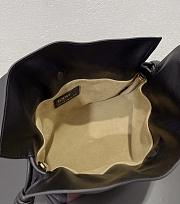 Fortok Loewe Medium Flamenco Clutch Nappa Calfskin Black Mix 30 x 24.5 x 10cm - 3