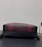 Fortok Loewe Medium Flamenco Clutch Nappa Calfskin Black Mix 30 x 24.5 x 10cm - 2