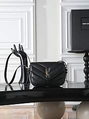 Fortok Saint Laurent Loulou Toy Crossbody Bag Black 20x14x5cm - 1