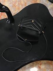 Fortok Saint Laurent Loulou Toy Crossbody Bag Black 20x14x5cm - 5