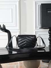 Fortok Saint Laurent Loulou Toy Crossbody Bag Black 20x14x5cm - 3