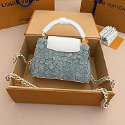 Fortok Louis Vuitton Capucines Mini Bag Denim Rendez-Vous Collection 21*13.6*8cm - 6