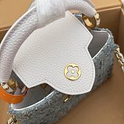 Fortok Louis Vuitton Capucines Mini Bag Denim Rendez-Vous Collection 21*13.6*8cm - 4