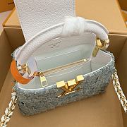 Fortok Louis Vuitton Capucines Mini Bag Denim Rendez-Vous Collection 21*13.6*8cm - 2