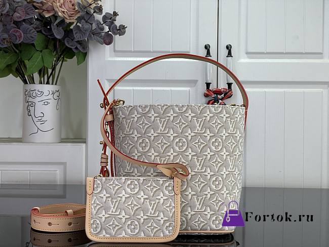 Fortok Louis Vuitton All In BB Bucket Bag M2A377 16x18x12cm  - 1