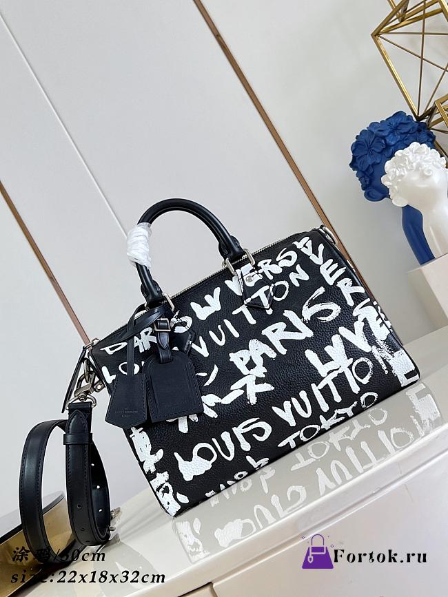 Fortok Louis Vuitton Speedy P9 Bandoulière 30 M26175 32x22.5x18cm  - 1
