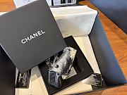 Fortok Chanel Minaudiere 2.55 Small Bag Metallic Silver Spring Summer 2026 11x12.5x5cm - 4
