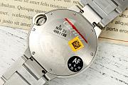 Fortok Cartier Ballon Bleu Watch Diamonds Dial Steel 36mm - 4