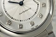 Fortok Cartier Ballon Bleu Watch Diamonds Dial Steel 36mm - 3