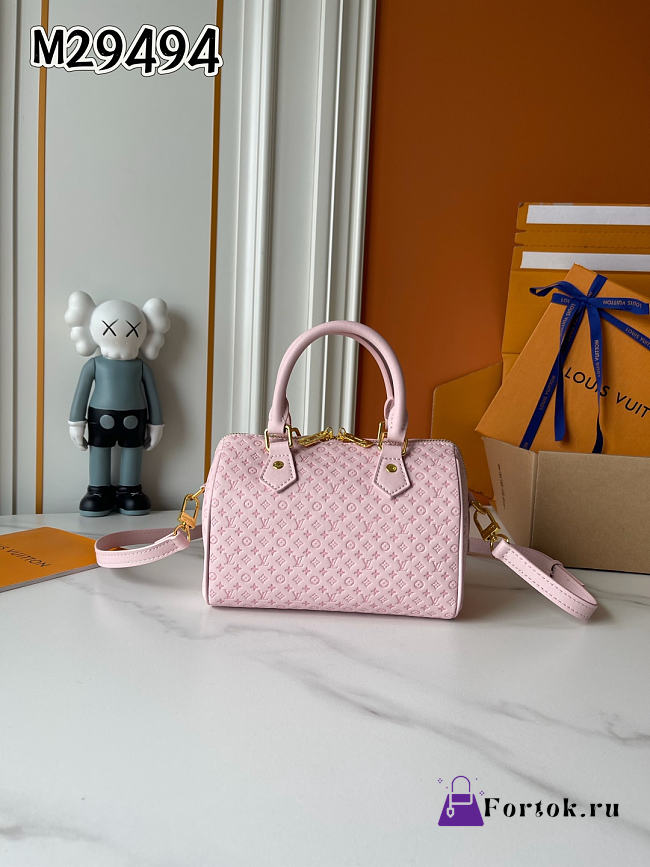 Fortok Louis Vuitton Speedy Sofft 20 Light Bliss M29414 20.5x13.5x12.0cm - 1