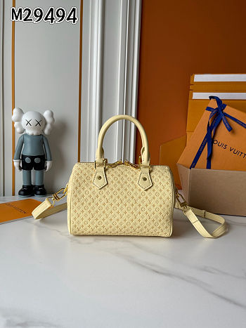 Fortok Louis Vuitton Speedy 20 Yellow 20.5x13.5x12.0cm