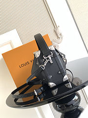 Fortok Louis Vuitton Side Trunk MM Black 23.5 x 16 x 8.5 cm - 4