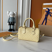 Fortok Louis Vuitton Nano Speedy Yellow16x7.5x10cm - 5