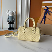 Fortok Louis Vuitton Nano Speedy Yellow16x7.5x10cm - 2