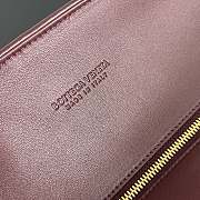 Fortok Bottega Veneta Barbara Tote Bag Intrecciato Burgundy 37x27x24cm - 6
