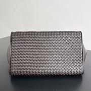 Fortok Bottega Veneta Barbara Tote Bag Intrecciato Chocolate Brown 37x27x24cm - 4