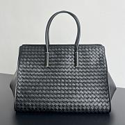 Fortok Bottega Veneta Barbara Tote Bag Intrecciato Black 37x27x24cm - 1