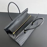 Fortok Bottega Veneta Barbara Tote Bag Intrecciato Black 37x27x24cm - 2