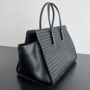 Fortok Bottega Veneta Barbara Tote Bag Intrecciato Black 37x27x24cm - 3