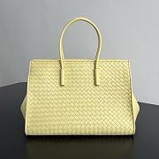 Fortok Bottega Veneta Barbara Tote Bag Intrecciato Yellow 37x27x24cm - 1