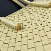 Fortok Bottega Veneta Barbara Tote Bag Intrecciato Yellow 37x27x24cm - 4