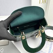 Fortok Dior My ABCDior Bag Green Patent Leather 20.5*8.5*17cm - 3
