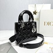 Fortok Dior My ABCDior Bag Black Patent Leather 20.5*8.5*17cm - 3
