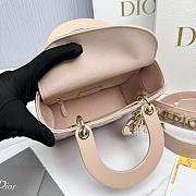 Fortok Dior My ABCDior Bag Powder Beige Patent Leather 20.5*8.5*17cm - 3